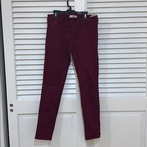 Hollister burgundy Jeans